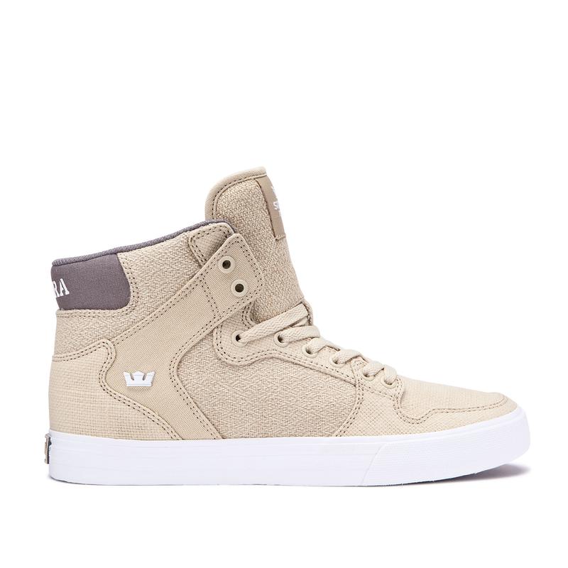 Supra VAIDER Sneaker High Damen Beige Deutsch ICTYA1264